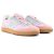 BALMAIN - Sneakers Swan Balmain in tela e camoscio multicolore (T38)