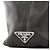 PRADA - Bolsa de mão Nappa Ring Mini Prada em couro liso preto - vista 5