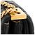 BALMAIN - 1945 Soft Balmain Schultertasche aus schwarzem gestepptem Leder - Ansicht 6