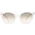CHANEL - Occhiali da sole Chanel in acetato trasparente e glitter argento Bianco - vista 2