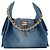 CHANEL - Borsa a tracolla Chanel 25 small in denim blu