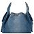 CHANEL - Borsa a tracolla Chanel 25 small in denim blu - vista 3