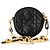 Autre Marque DIOR - Borsa a tracolla mini rotonda Dior Caro in pelle cannage nera Nero - vista 3