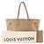 LOUIS VUITTON - Borsa tote Neverfull MM Louis Vuitton in pelle empreinte taupe Beige - vista 12