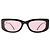 PRADA - Occhiali da sole PR 14YS Logo Prada in acetato e metallo nero e rosa - vista 2