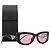 PRADA - Occhiali da sole PR 14YS Logo Prada in acetato e metallo nero e rosa - vista 7