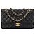 CHANEL - Borsa a tracolla Classique/Timeless 11.12 Chanel in pelle caviar nera Nero