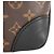 LOUIS VUITTON - Borsa a tracolla Louis Vuitton Boulogne PM in canvas monogram e pelle nera Marrone - vista 6