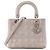 Autre Marque DIOR - borsa a mano Lady Dior medium in pelle cannage grigia Grigio