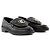 CHANEL - Mocassini Chanel in pelle liscia nera (T36) Nero