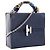 HERMÈS - Borsa a tracolla Hermès Cinhetic in pelle di capra mysore bleu brighton Blu - vista 2