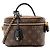 LOUIS VUITTON - Sac à bandoulière Vanity PM Louis Vuitton en toile enduite monogrammée reverse Marron
