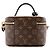 LOUIS VUITTON - Sac à bandoulière Vanity PM Louis Vuitton en toile enduite monogrammée reverse Marron - vue 3