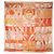 HERMÈS - Carré 90 Double Face Sella Cavalleria Hermès in seta rosa e arancione Multicolore