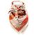 HERMÈS - Carré 90 Double Face Sella Cavalleria Hermès in seta rosa e arancione Multicolore - vista 2