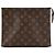 LOUIS VUITTON - Louis Vuitton Pochette 26 in tela rivestita monogram marrone