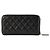 CHANEL - Portafoglio lungo Classique/Timeless in pelle liscia nera Nero - vista 3