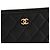 CHANEL - Portafoglio lungo Classique/Timeless in pelle liscia nera Nero - vista 5