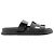 HERMÈS - Sandali Chypre Hermès in pelle liscia nera (T36) Nero - vista 2