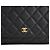 CHANEL - Borsa a tracolla Wallet On Chain Classic/Timeless Chanel in pelle caviar nera Nero - vista 5