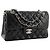 CHANEL - Borsa a tracolla Classique/Timeless 11.13 Small Chanel in pelle liscia nera Nero - vista 2