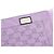 GUCCI - Sciarpa Gucci in lana nera e viola Porpora - vista 4