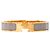 HERMÈS - Bracciale Clic H Hermès in smalto grigio (PM)