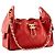 CHANEL - Borsa a tracolla Chanel 25 mini in pelle caviar rossa Rosso - vista 2