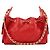 CHANEL - Borsa a tracolla Chanel 25 mini in pelle caviar rossa Rosso - vista 3
