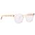 CHLOÉ - Occhiali da sole Chloé in acetato rosa pallido e metallo dorato