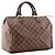 LOUIS VUITTON - Borsa a mano Louis Vuitton Speedy 30 in toile enduite damier ébène Marrone - vista 2
