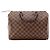 LOUIS VUITTON - Borsa a mano Louis Vuitton Speedy 30 in toile enduite damier ébène Marrone - vista 3