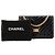CHANEL - Borsa a tracolla Wallet On Chain 2.55 in pelle chevron stropicciata nera Nero - vista 10