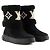 LOUIS VUITTON - Stivali Snowdrop Louis Vuitton in lana nera e bianca (T37) Nero