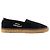 Autre Marque SAINT LAURENT - Espadrillas Saint Laurent in tela nera e rafia (T41) Nero - vista 2