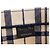 Autre Marque DIOR - Borsa Book Tote grande Dior in tela tartan blu navy e bianca - vista 9