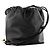 Valentino Garavani VALENTINO - Bolso de hombro Bucket Vlogo Valentino en piel lisa negra Negro - vista 2