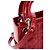 Autre Marque DIOR - Borsa a tracolla Lady Dior mini in pelle laccata rossa Rosso - vista 6