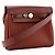 HERMÈS - Borsa a tracolla Herbag Mini Hermès in pelle liscia e tela rossa H Bordò - vista 2