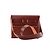 HERMÈS - Borsa a tracolla Herbag Mini Hermès in pelle liscia e tela rossa H Bordò - vista 3
