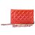 CHANEL - Borsa a tracolla Wallet On Chain Classique/Timeless Chanel in pelle verniciata rosa - vista 7
