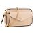 GUCCI - Borsa a tracolla Gilbert Gucci in pelle goffrata beige - vista 2