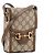 GUCCI - Borsa a tracolla Gucci Horsebit 1955 verticale in tela monogram beige e marrone - vista 2