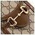 GUCCI - Borsa a tracolla Gucci Horsebit 1955 verticale in tela monogram beige e marrone - vista 5