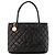 CHANEL - Borsa a mano Medaillon Chanel in pelle caviar nera Nero