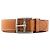 HERMÈS - Cinturón Hermès Etrivière en cuero barenia (T78) Castaño