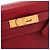 HERMÈS - Borsa a tracolla Kelly 28 Hermès in pelle epsom rouge grenat Bordò - vista 5