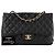CHANEL - Borsa a tracolla Classic/Timeless Jumbo Chanel in pelle caviar nera Nero - vista 11