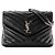 Autre Marque SAINT LAURENT - Borsa a tracolla Loulou Medium Saint Laurent in pelle liscia nera Nero