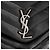 Autre Marque SAINT LAURENT - Borsa a tracolla Loulou Medium Saint Laurent in pelle liscia nera Nero - vista 5